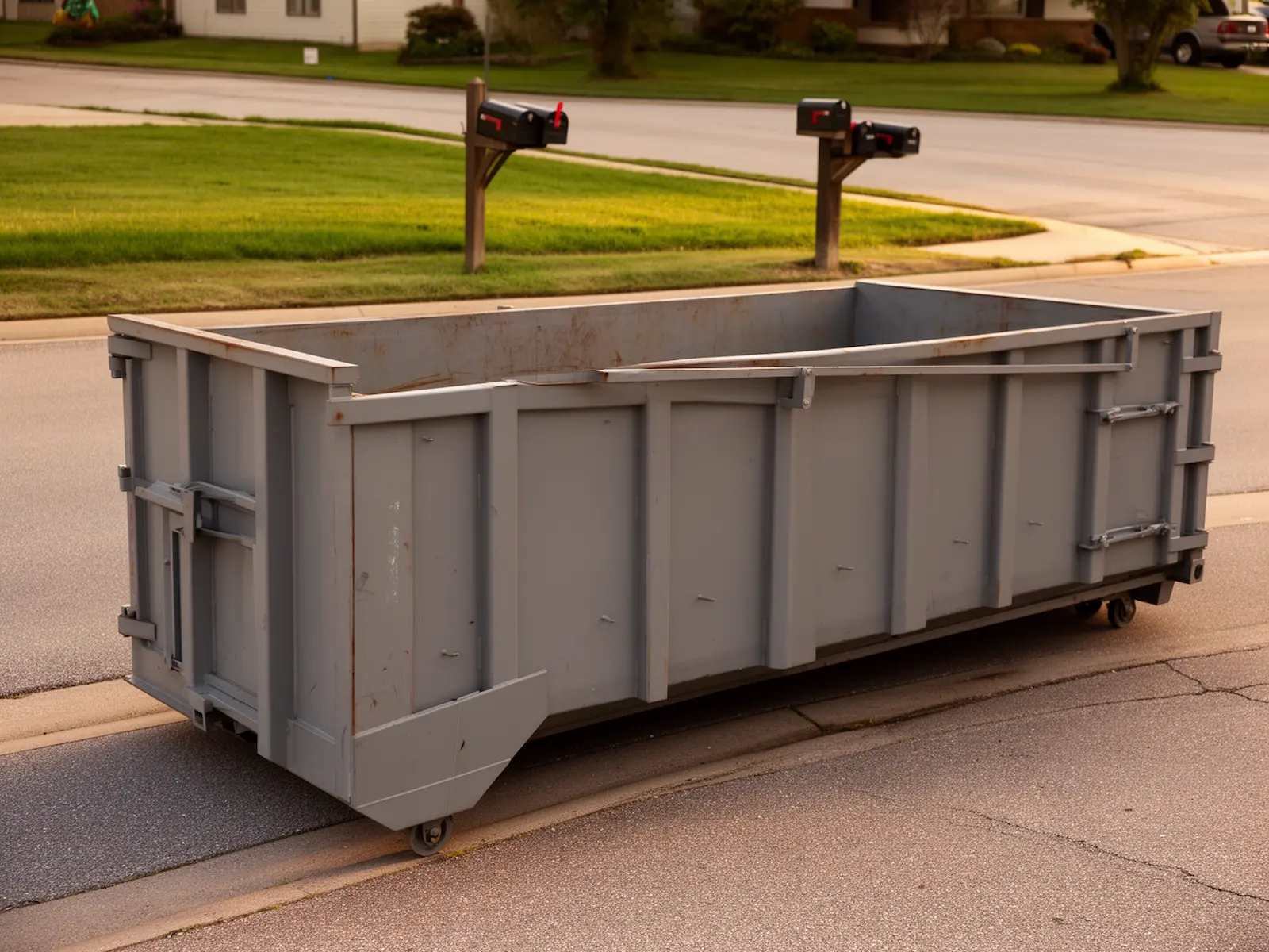 Roll-off dumpster from Foster's Akron Roll-Off Rentals in Akron, OH